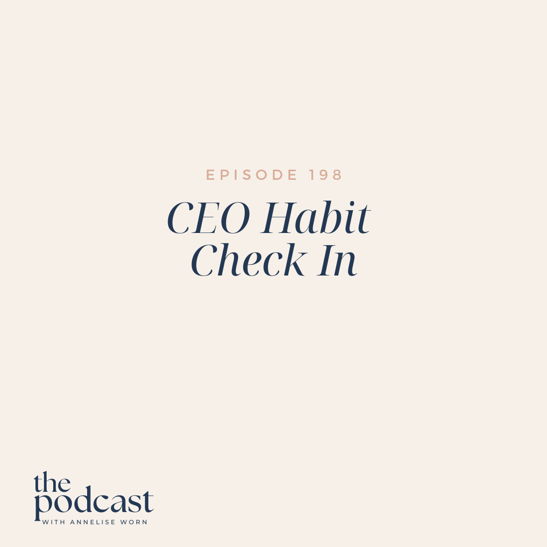 Featured image for “CEO Habit Check In- Ep:198”